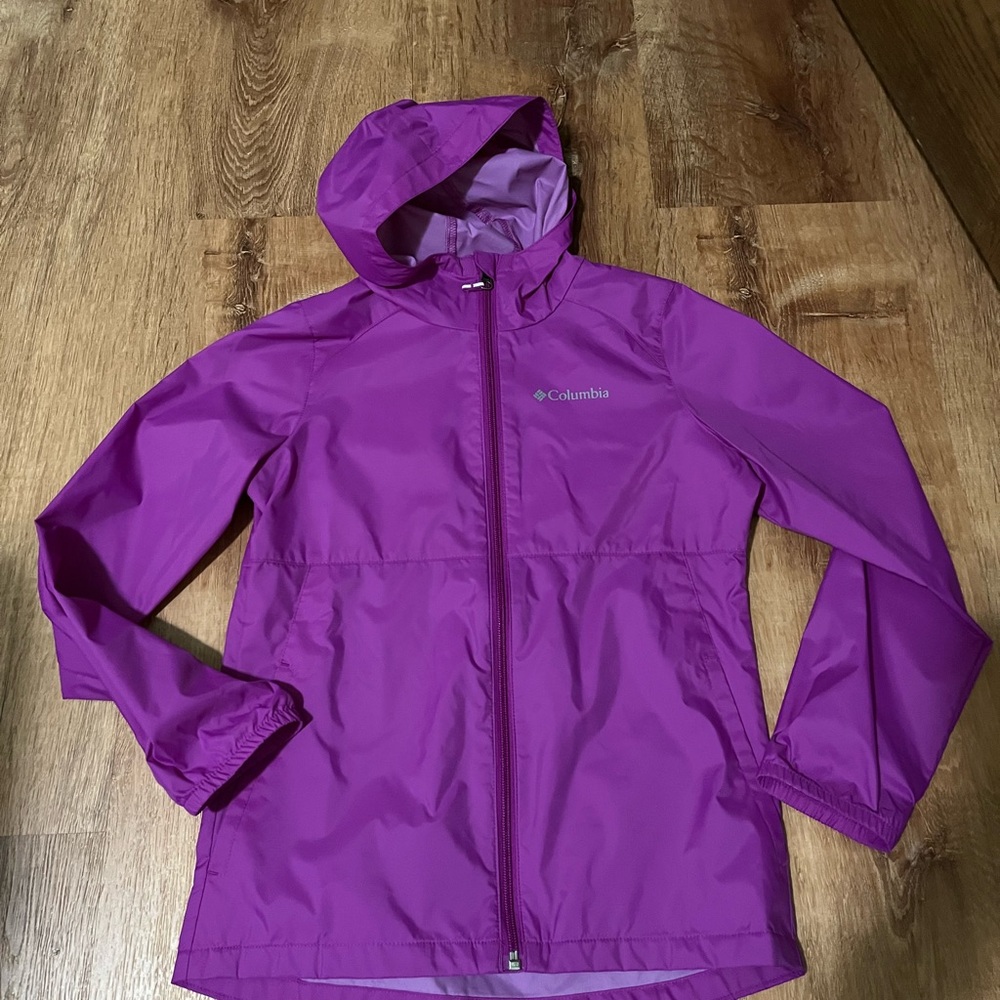 Columbia Girls 10-12 Rain Jacket NWOT